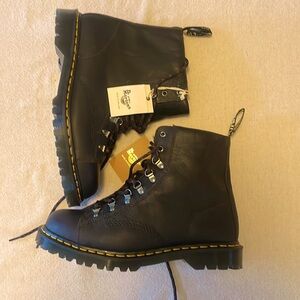 Dr Martens Barton black leather made In england boots mens size 12 US